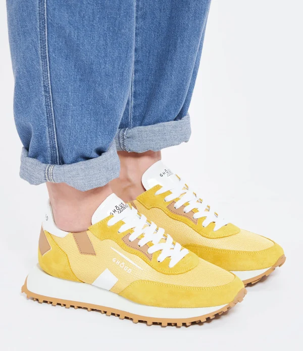 Meilleur Prix Garanti GHOUD VENICE Baskets Rush One Low Mesh Jaune Beige, Collaboration Ghoud X Lesyanebo 6