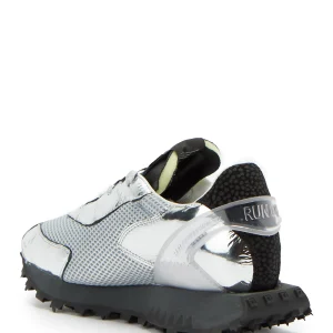 boutique en ligne RUN OF Baskets Silver Run Cuir Argenté 13