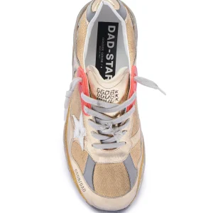 aux meilleurs prix GOLDEN GOOSE Baskets Homme Running Dad Cuir Rouge Doré 11