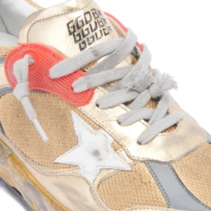 aux meilleurs prix GOLDEN GOOSE Baskets Homme Running Dad Cuir Rouge Doré 15