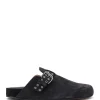 ISABEL MARANT Sabots Mirvin Veau Velours Noir Midnight boutique pas cher 22