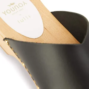 SABOT YOUYOU Sabots Yulli Bois Cuir Noir, Exclusivité Lulli achat 16