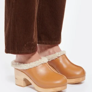 SABOT YOUYOU Sabots Ygloo Bois Cuir Camel mode pas cher 20