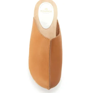 SABOT YOUYOU Sabots Yssa Bois Cuir Camel soldes luxe 16