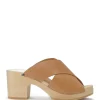 SABOT YOUYOU Sabots Yzis Bois Cuir Camel en solde 23