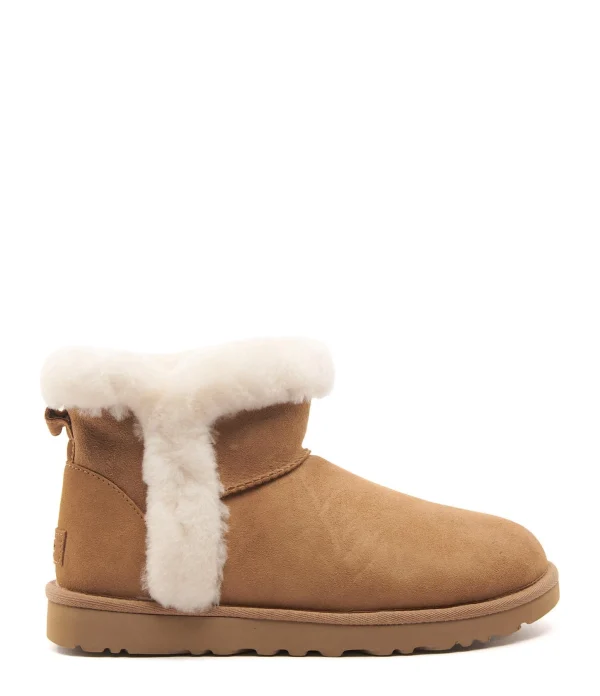 grossiste en ligne UGG Boots Classic Ultra Mini Heritage Fluff Chestnut 1