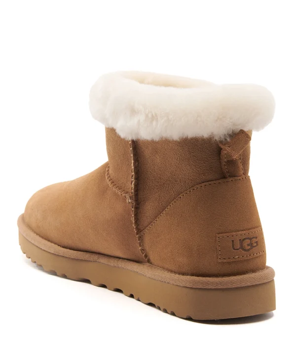 grossiste en ligne UGG Boots Classic Ultra Mini Heritage Fluff Chestnut 5