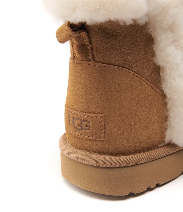 grossiste en ligne UGG Boots Classic Ultra Mini Heritage Fluff Chestnut 6