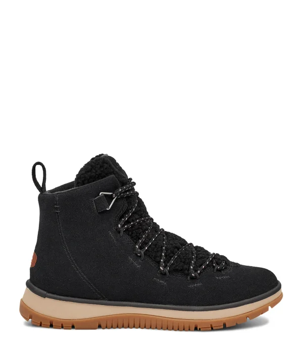 qualité d’originales UGG Bottines Lakesider Heritage Cuir Suédé Noir 1