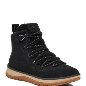 qualité d’originales UGG Bottines Lakesider Heritage Cuir Suédé Noir 12