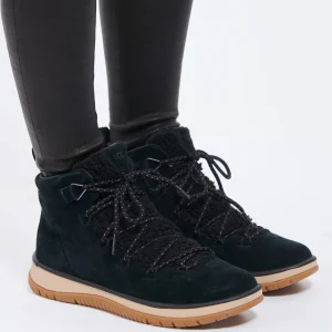 qualité d’originales UGG Bottines Lakesider Heritage Cuir Suédé Noir 16