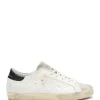 pas cher en vente GOLDEN GOOSE Baskets Homme Superstar Cuir Blanc Ice Noir 37