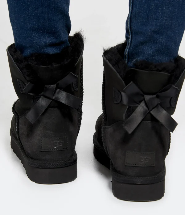 acheter UGG Bottines Mini Bailey Bow II Noir 7