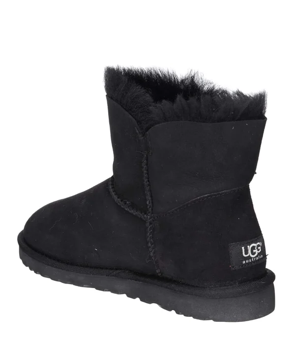 UGG Boots Mini Bailey Button Noir REMISE 4