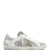 GOLDEN GOOSE Baskets Superstar Cuir Glitter Argenté à prix d'occasion 22