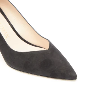 STUART WEITZMAN Escarpins Anny 70 Cuir Suédé Noir mode pas cher 15