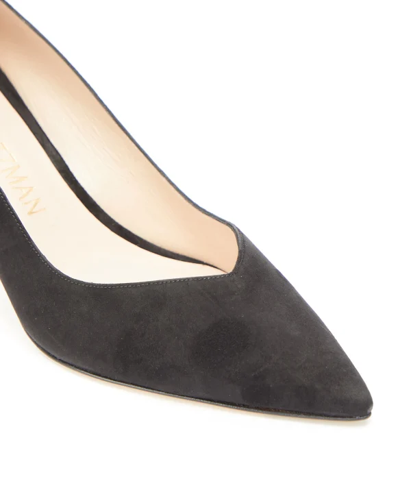 STUART WEITZMAN Escarpins Anny 70 Cuir Suédé Noir mode pas cher 5