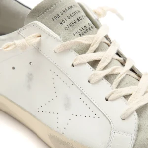 Pas Cher soldes France GOLDEN GOOSE Baskets Superstar Cuir Blanc Noir 20