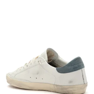 en france GOLDEN GOOSE Baskets Homme Superstar Cuir Blanc Vert Bouteille 8