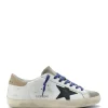 GOLDEN GOOSE Baskets Homme Superstar Cuir Blanc Taupe Noir boutique en france 14