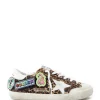 GOLDEN GOOSE Baskets Superstar Cuir Léopard Blanc vente pas cher en ligne 14