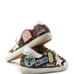 GOLDEN GOOSE Baskets Superstar Cuir Léopard Blanc vente pas cher en ligne 17