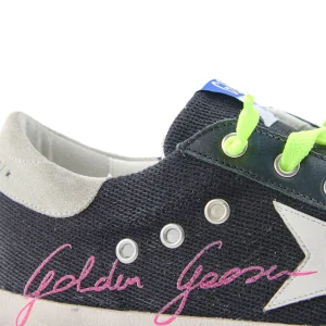 boutique en ligne GOLDEN GOOSE Baskets Superstar Toile Noir 15