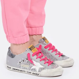 GOLDEN GOOSE Baskets Superstar Cuir Glitter Gris se précipiter pour acheter 18