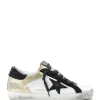 GOLDEN GOOSE Baskets Superstar Cuir Noir Blanc Doré Paris 16