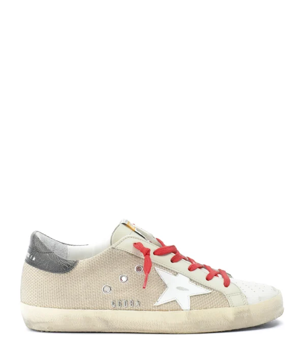 des prix incroyables GOLDEN GOOSE Baskets Superstar Maille Beige 1