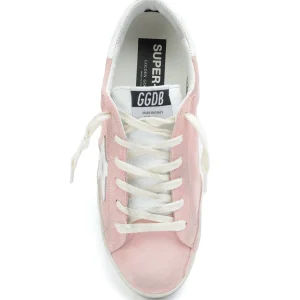 GOLDEN GOOSE Baskets Superstar Cuir Suédé Rose pas cher marque 10