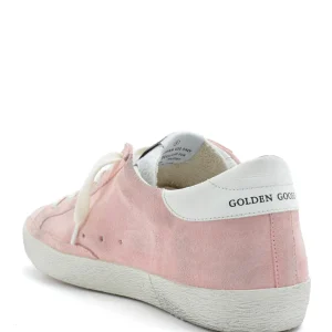 GOLDEN GOOSE Baskets Superstar Cuir Suédé Rose pas cher marque 12