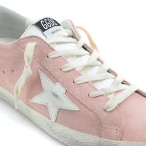 GOLDEN GOOSE Baskets Superstar Cuir Suédé Rose pas cher marque 14