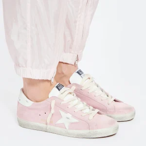 GOLDEN GOOSE Baskets Superstar Cuir Suédé Rose pas cher marque 16