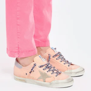 GOLDEN GOOSE Baskets Superstar Toile Pêche magasins pas chers 16