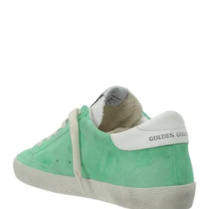 GOLDEN GOOSE Baskets Superstar Cuir Suédé Vert prix abordable 12