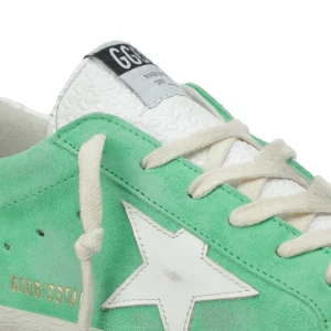 GOLDEN GOOSE Baskets Superstar Cuir Suédé Vert prix abordable 14