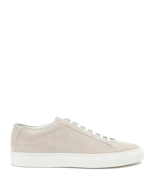 COMMON PROJECTS Baskets Achilles Cuir Suédé Nude grande promotion 1