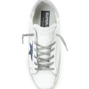 GOLDEN GOOSE Baskets Superstar Sérigraphie Cuir Blanc destockage 10