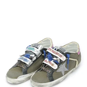 Couleurs variées GOLDEN GOOSE Baskets Old School Toile Vert 18