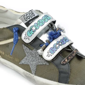 Couleurs variées GOLDEN GOOSE Baskets Old School Toile Vert 20