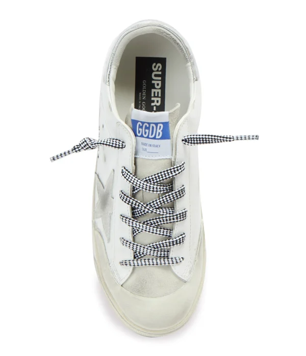 magasin GOLDEN GOOSE Baskets Superstar Sérigraphie Cuir Blanc 3