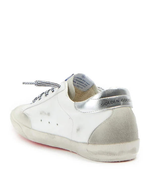 magasin GOLDEN GOOSE Baskets Superstar Sérigraphie Cuir Blanc 4